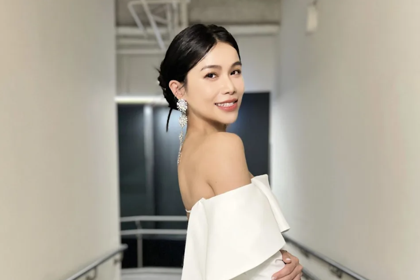 林芯儀以IFBB PRO職業選手身分在「IFBB PRO/NPC WORLDWIDE 亞洲健美錦標賽」獻唱。(圖/旺多福多媒體工作室)